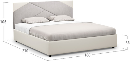 Кровать двуспальная Alba New 180х200 Модель 1226