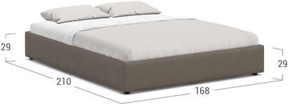 Кровать двуспальная 160х200 MOON FAMILY 1260