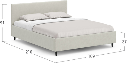 Кровать двуспальная MOON FAMILY 1259 160х200